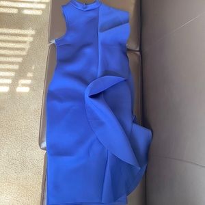 Royal blue dress